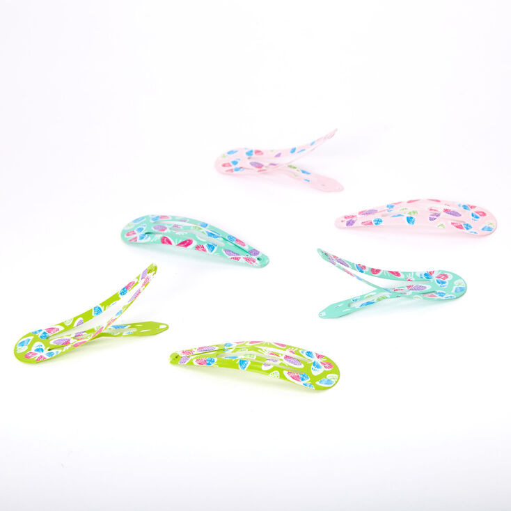 Claire&#39;s Club Butterfly Snap Hair Clips - 6 Pack,