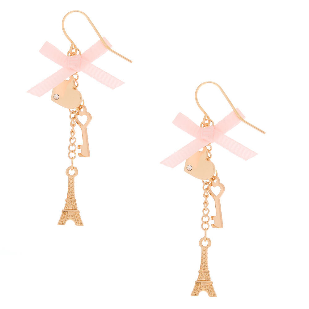 Eiffel tower earrings claire's sale