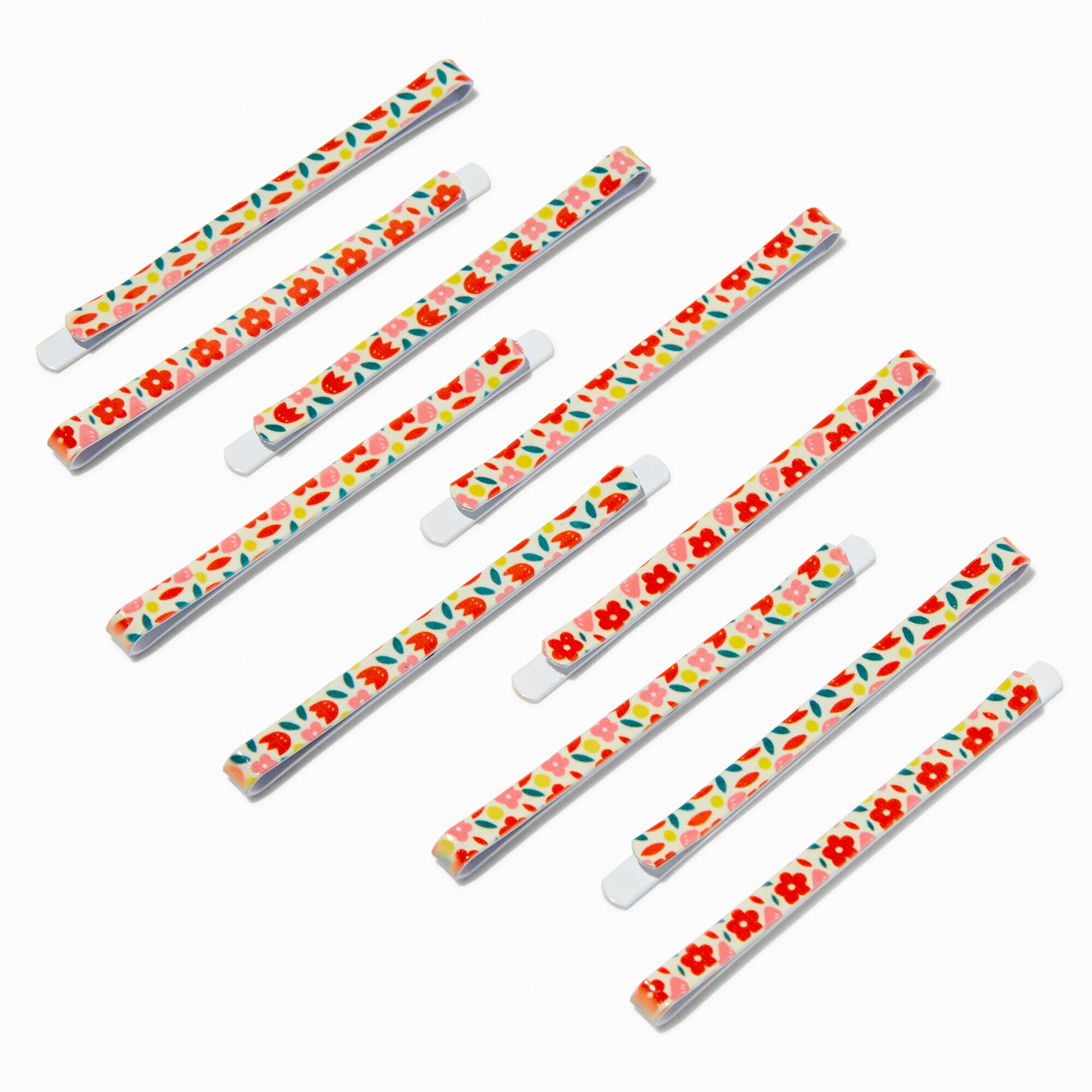 View Claires Floral Bobby Pins 10 Pack Silver information