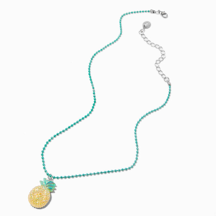Pineapple Pendant Necklace,