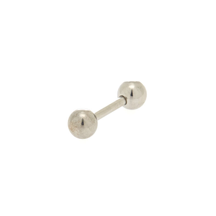 Silver 16G Classic Tragus Stud Earring,