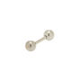 Silver 16G Classic Tragus Stud Earring,