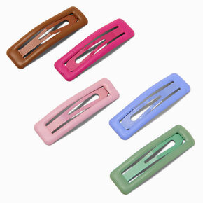 Matte Squiggle Hair Clips - 5 Pack,