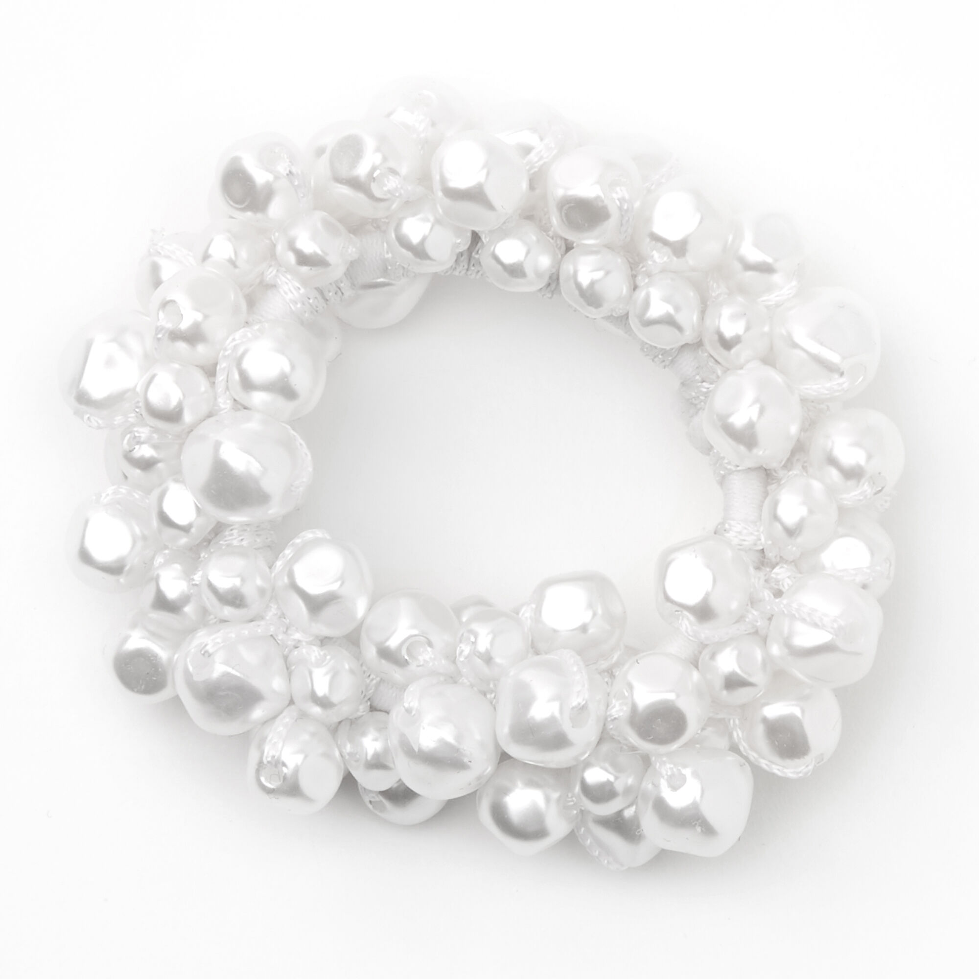 Knotted Pearl Hair Scrunchie,