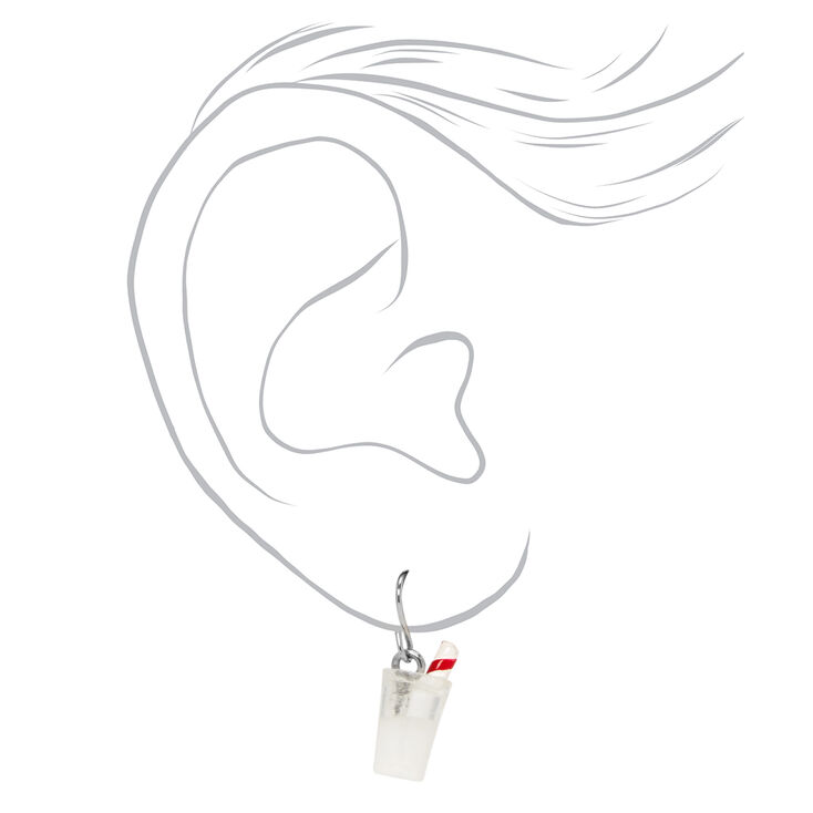 Chocolate Chip Cookie Studs &amp; Milk Drop Earrings - 3 Pack,