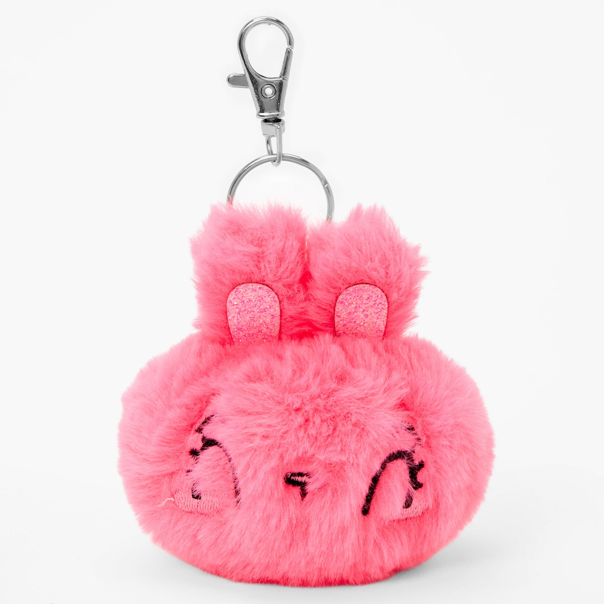 Claire's pom pom best sale keychain