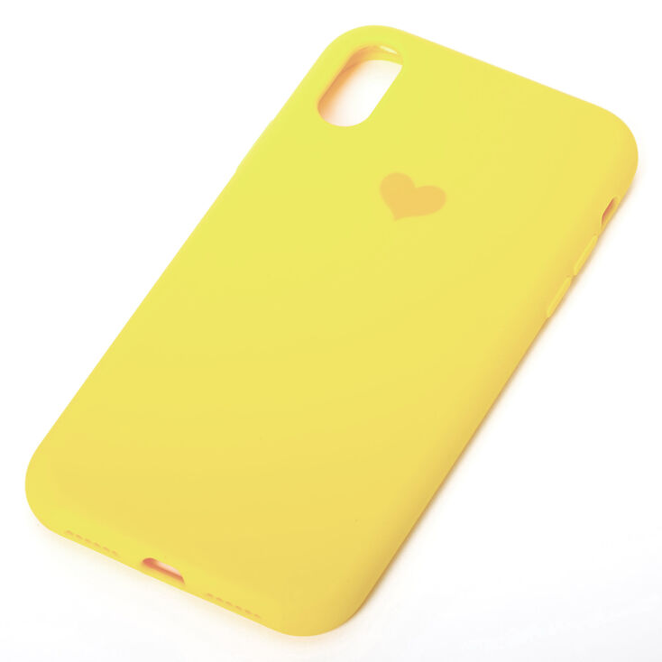 Yellow Heart Phone Case - Fits iPhone&reg; XR,
