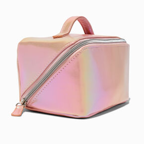 Flat AB Pink Makeup Bag,
