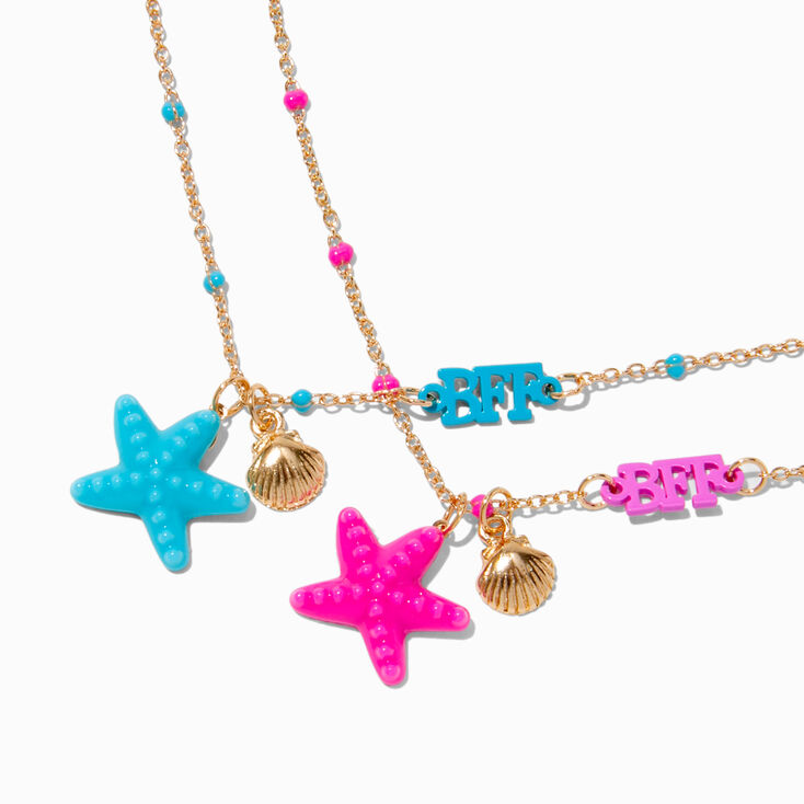 Best Friends Starfish Pendant Necklaces - 2 Pack,