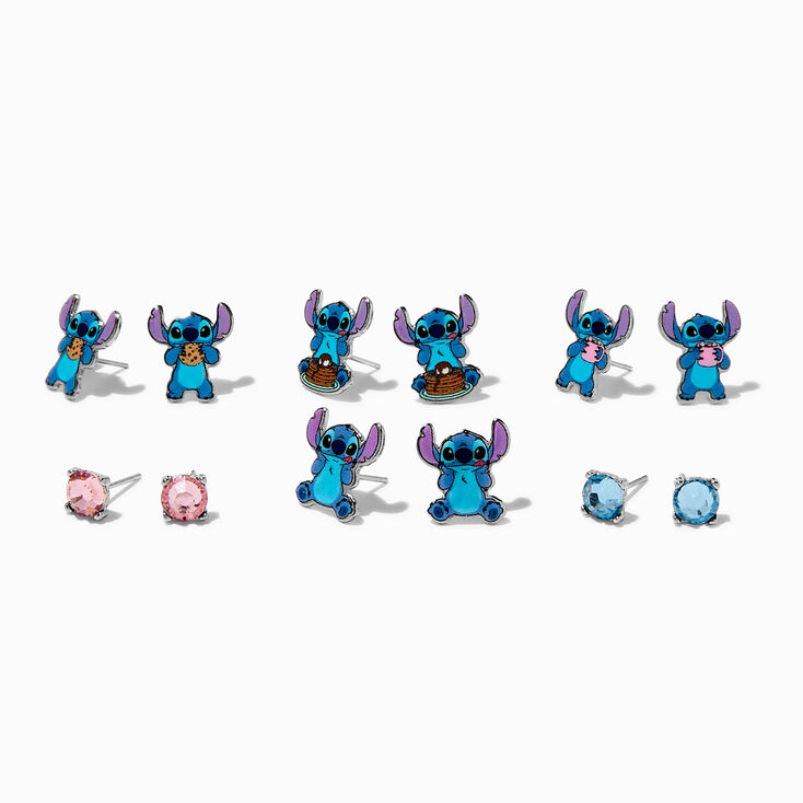 Ensemble de clous d&rsquo;oreilles Foodie Disney Stitch - Lot de 6,