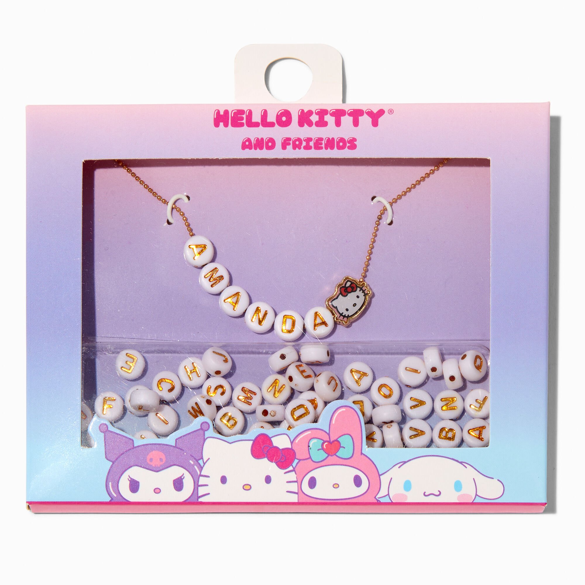 Hello Kitty® And Friends Personalized Bead Necklace,