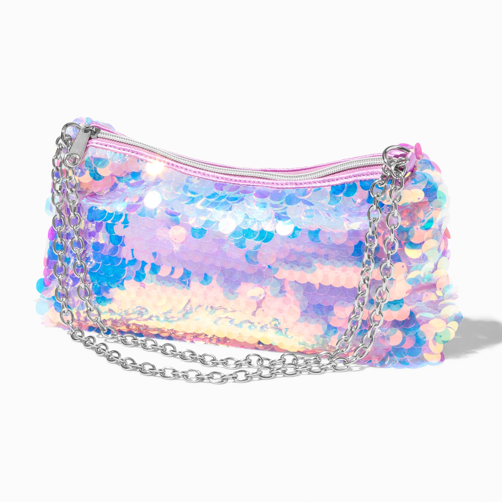 Shimmering Sequin Shoulder Bag,
