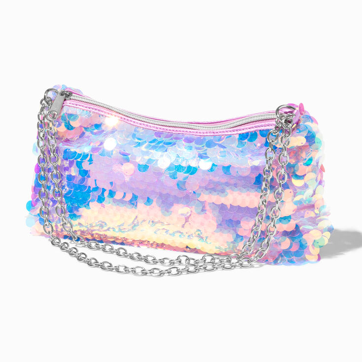 Shimmering Sequin Shoulder Bag,