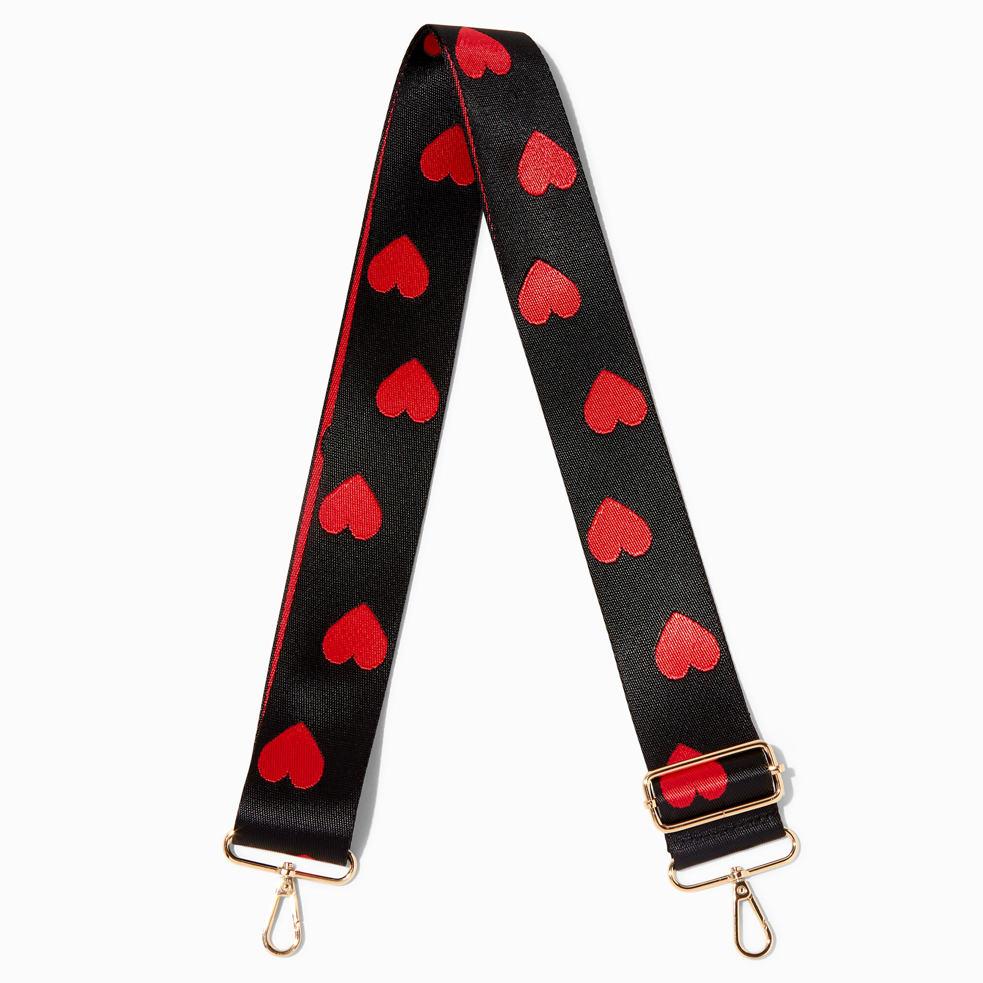 Red outlet bag strap