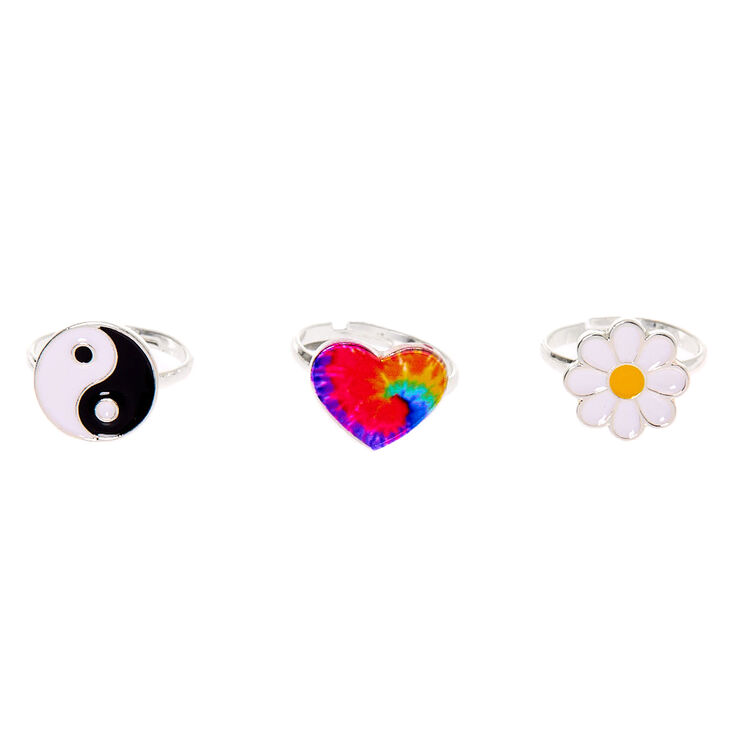 Bagues hippies - Lot de 3,