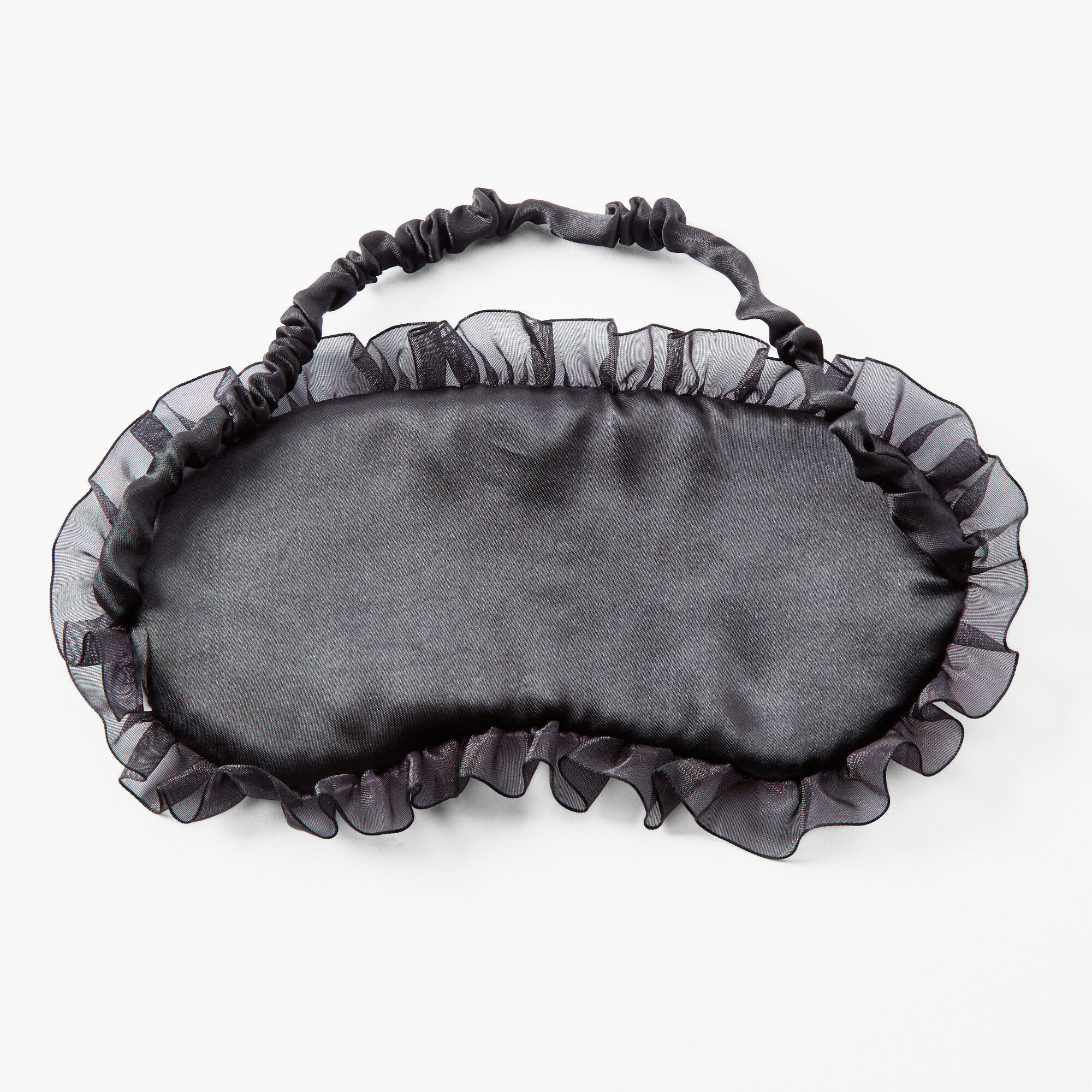 Polka Dot Ruffle Sleeping Mask - Pink,