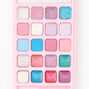 Rhinestone Hearts Bling Eyeshadow Palette - Pink,