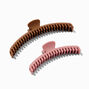 Matte Mauve Athletic Hair Claws - 2 Pack,
