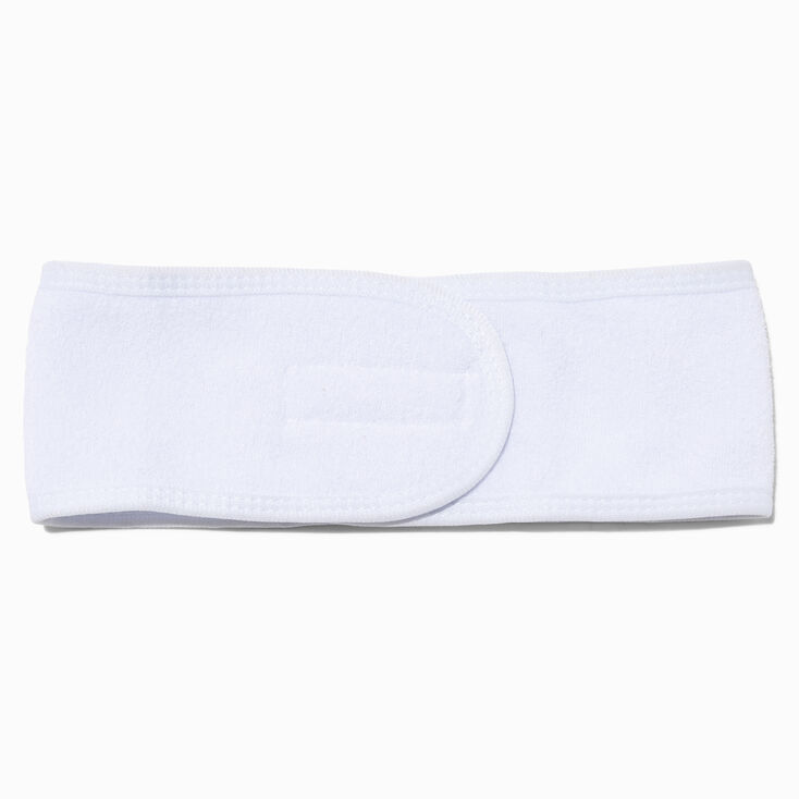 White Facial Spa Headwrap,