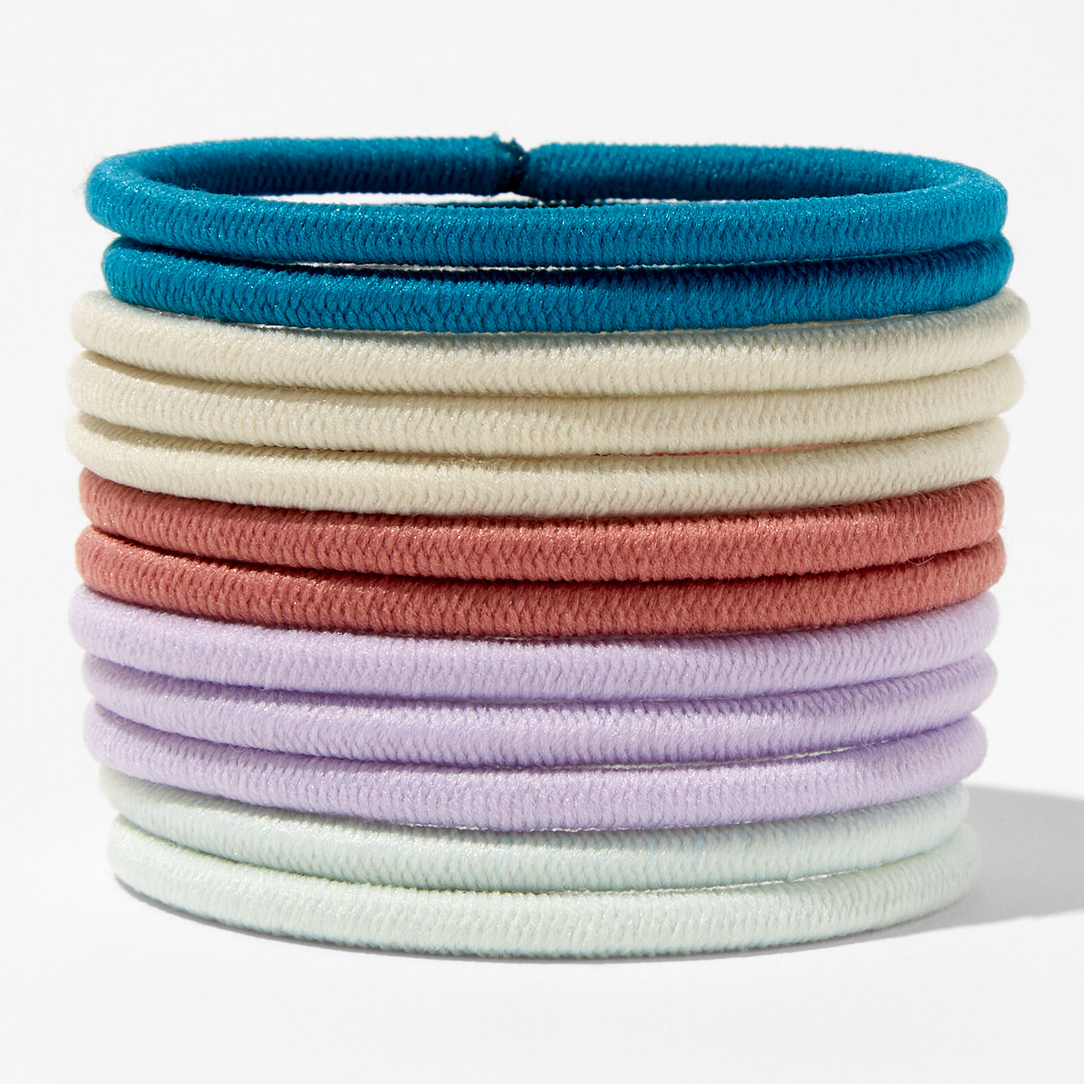 Frost Luxe Hair Ties - 12 Pack,