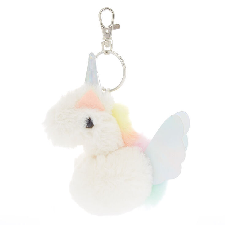 Unicorn Plush Keychain,