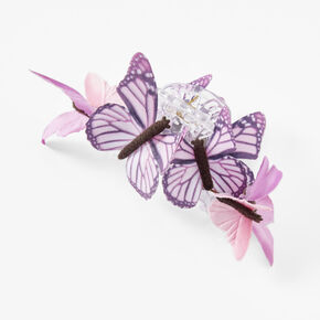 Pink Butterfly Hair Claw,