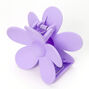 Matte Flower Hair Claw - Lilac,