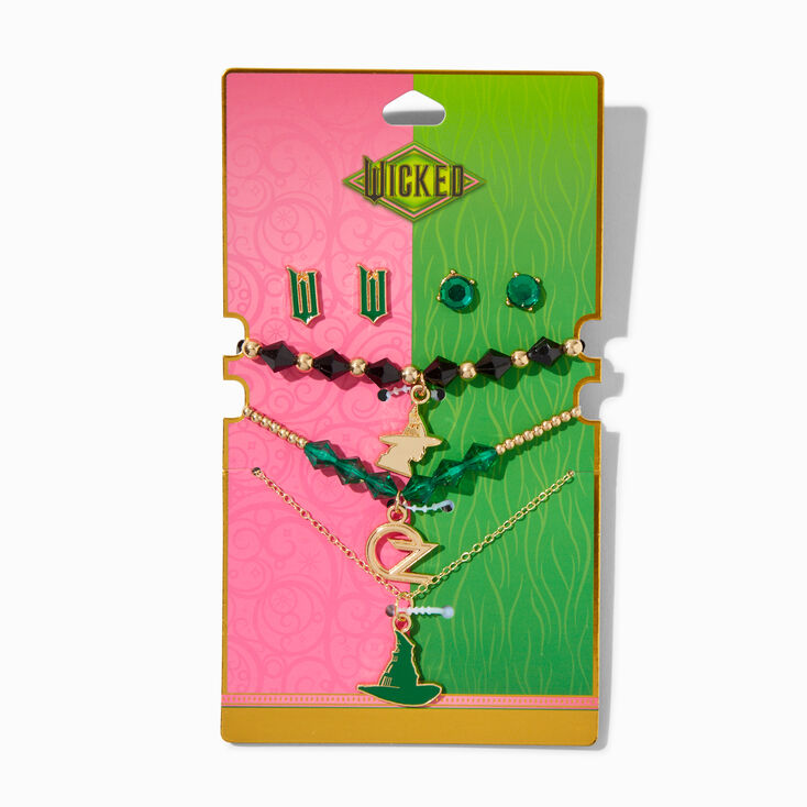 Wicked&trade; Claire&#39;s Exclusive Elphaba Jewelry Set - 5 Pack,