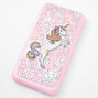 Unicorn Bling Cellphone Makeup Palette - Pale Pink,