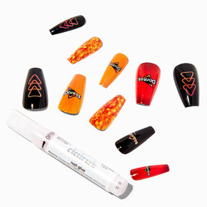 Doritos&reg; Claire&#39;s Exclusive Squareletto Vegan Faux Nail Set - 24 Pack,