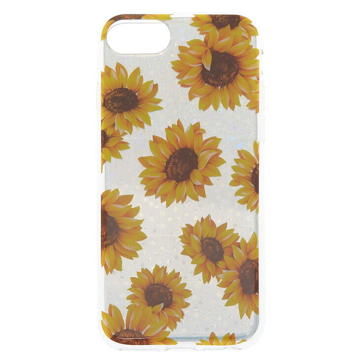 Silver Holographic Sunflower Phone Case Fits Iphone 6 7 8 Se Claire S Us