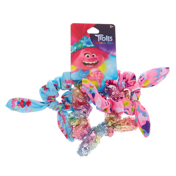 Trolls World Tour Hair Scrunchies - 3 Pack,