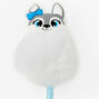 White Pom Pom Husky Pen - Blue,