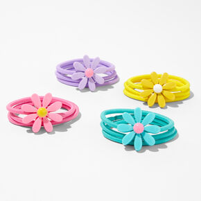 Bright Daisy Icon Hair Ties - 12 Pack,