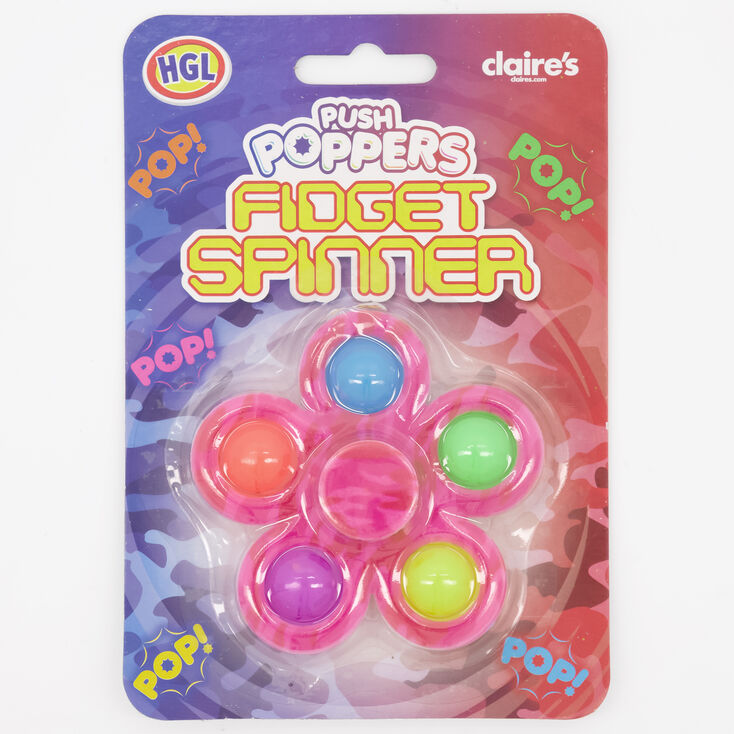 Push Poppers Fidget Spinner - Styles May Vary,