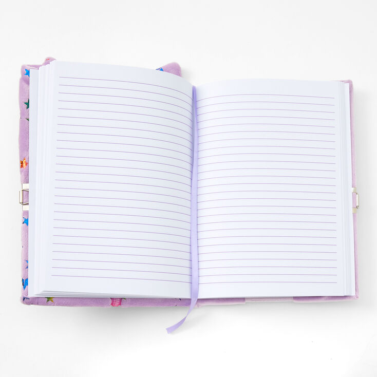 Panda Hoodie Lock Diary - Purple,