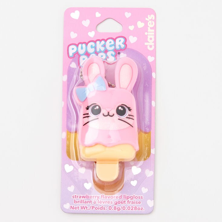 Pucker Pops&reg; Bunny Lip Gloss - Strawberry,