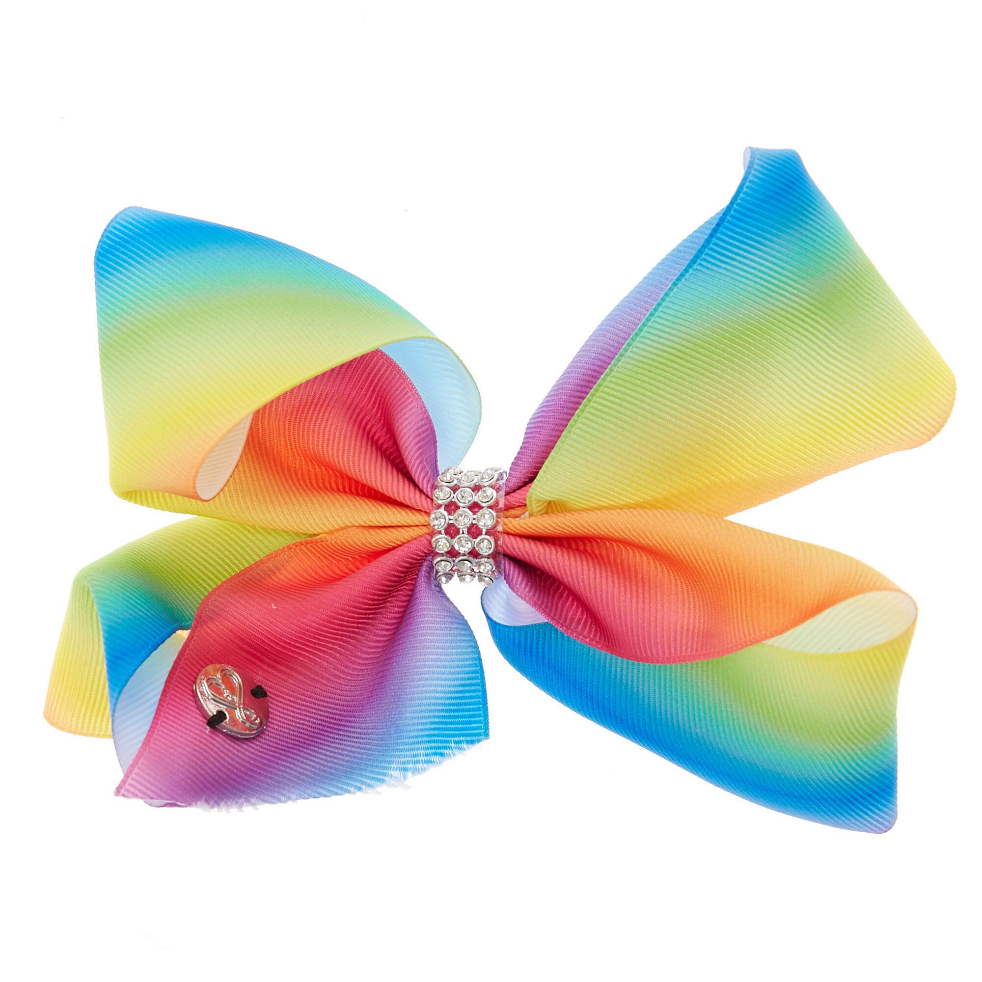 JoJo Siwa Small Rainbow Rhinestone Keeper Hair Bow | Claire's