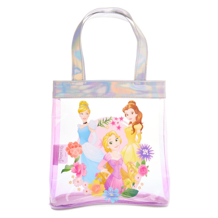 Disney Princess Floral Plastic Tote Bag - Purple,