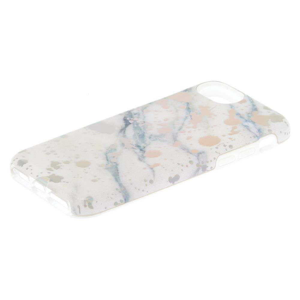 Marble Paint Splatter Protective Phone Case - Fits iPhone 6/7/8,