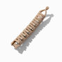 Matte Taupe Banana Hair Claw,