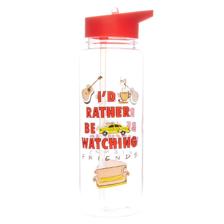 Claire's Gourde rouge FRIENDS™ « I'd rather be watching F.R.I.E.N.D.S »