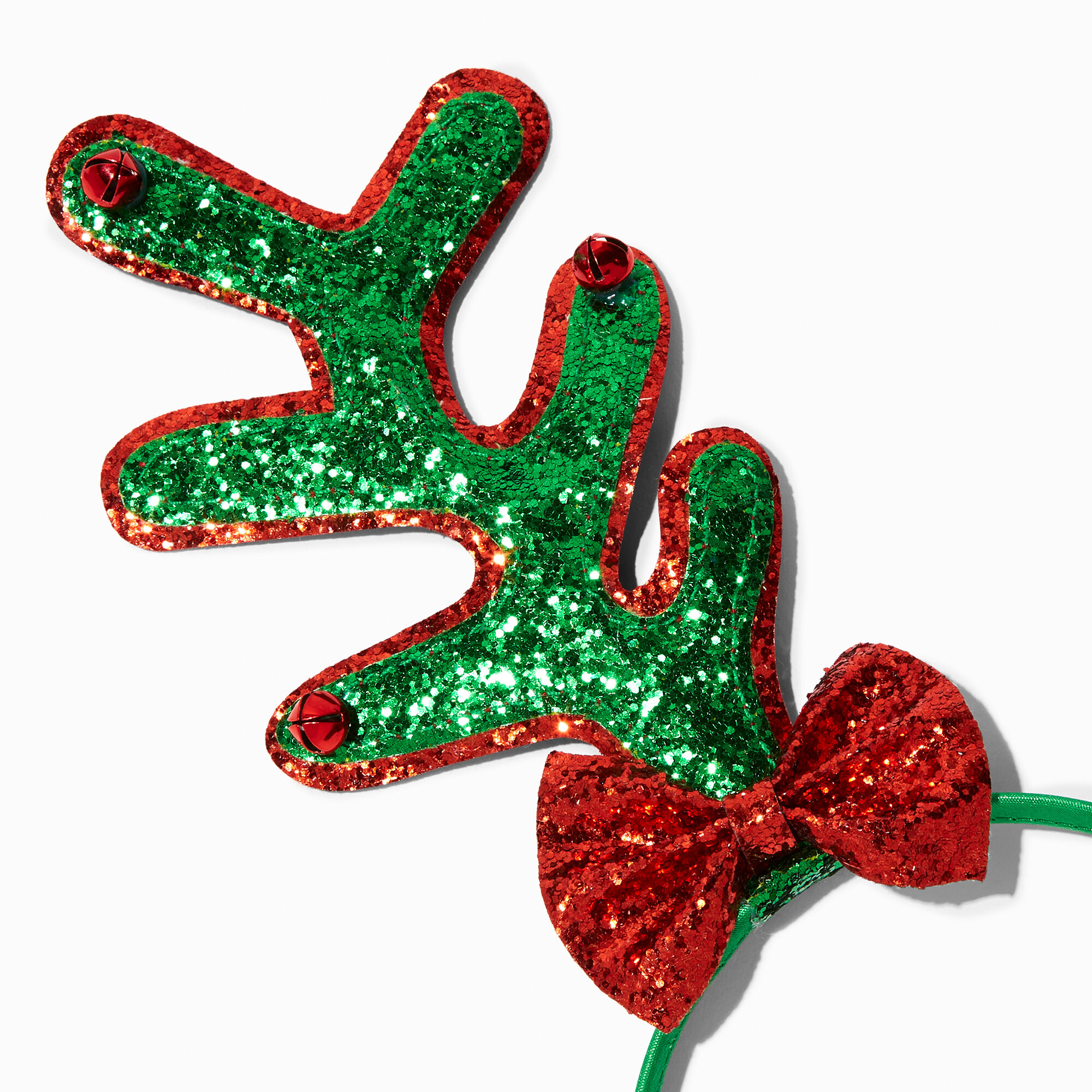 Red reindeer shop antlers headband