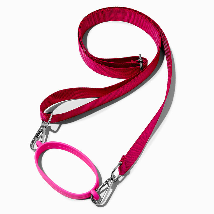 Hot Pink Crossbody Water Bottle Strap,