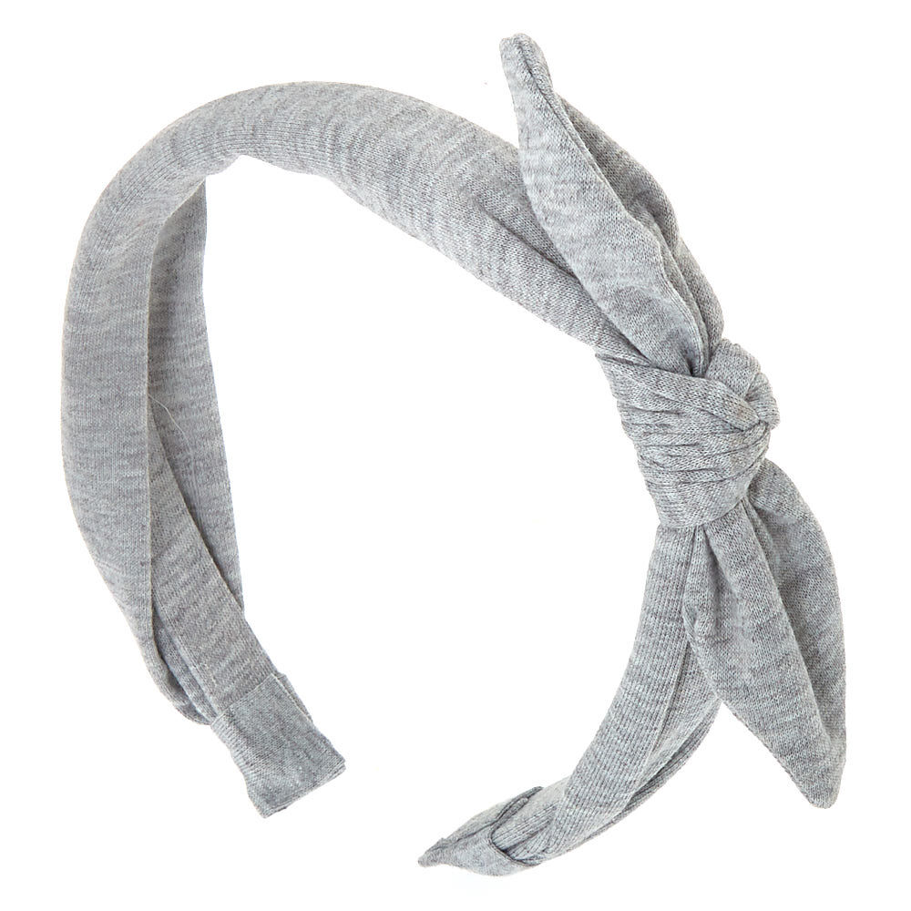 Grey 2025 bow headband