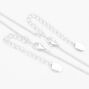 Silver Best Friends Imposter Crewmate Pendant Necklaces - 2 Pack,