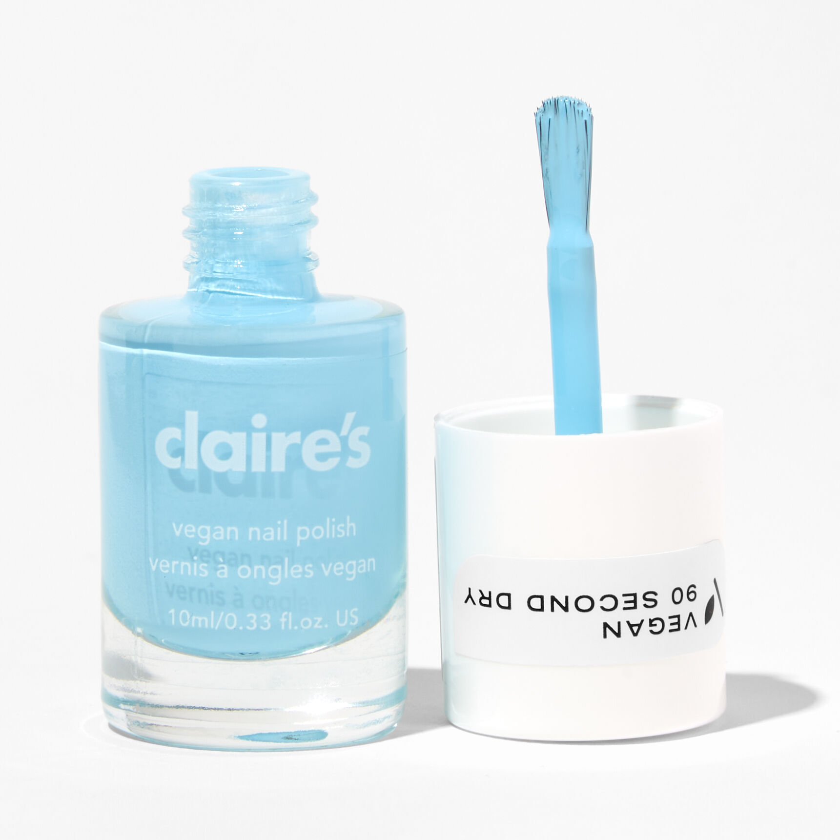 Vegan 90 Second Dry Nail Polish - Sky Blue,