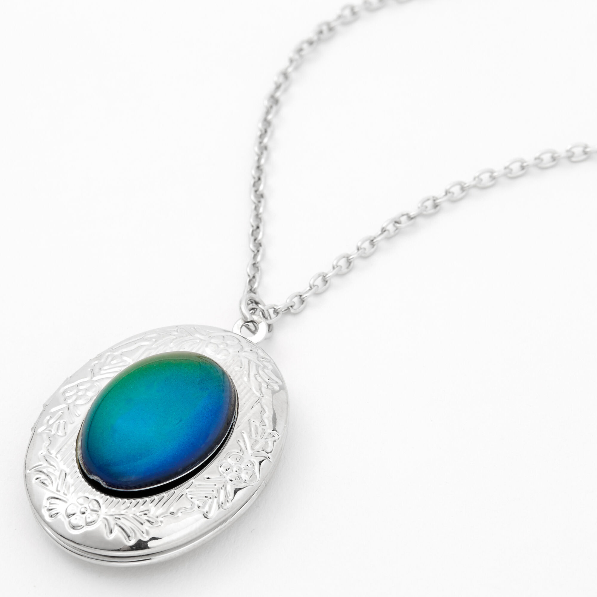 Mood locket necklace hotsell