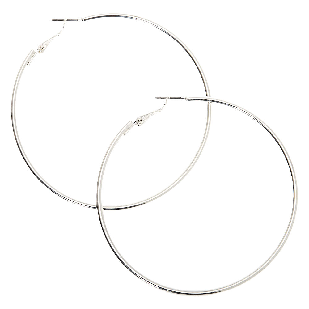 Claire's accessories shop hoop earrings