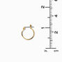 Gold 15MM Hoop Earrings,